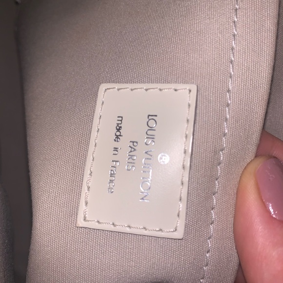 AUTHENTIC Louis Vuitton ivory bag purse bowling - Picture 10 of 15